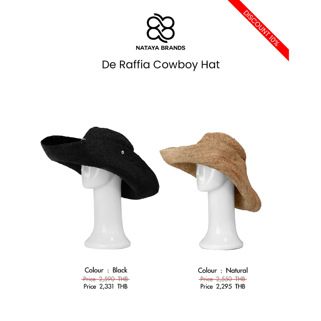 De Raffia Cowboy Hat