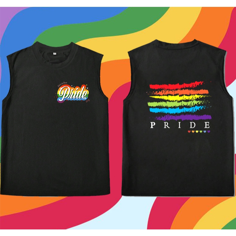 LGBT Absolute Value Vest เสื้อกล้าม Pride Moon Pride Flag T-Shirt S-3XL