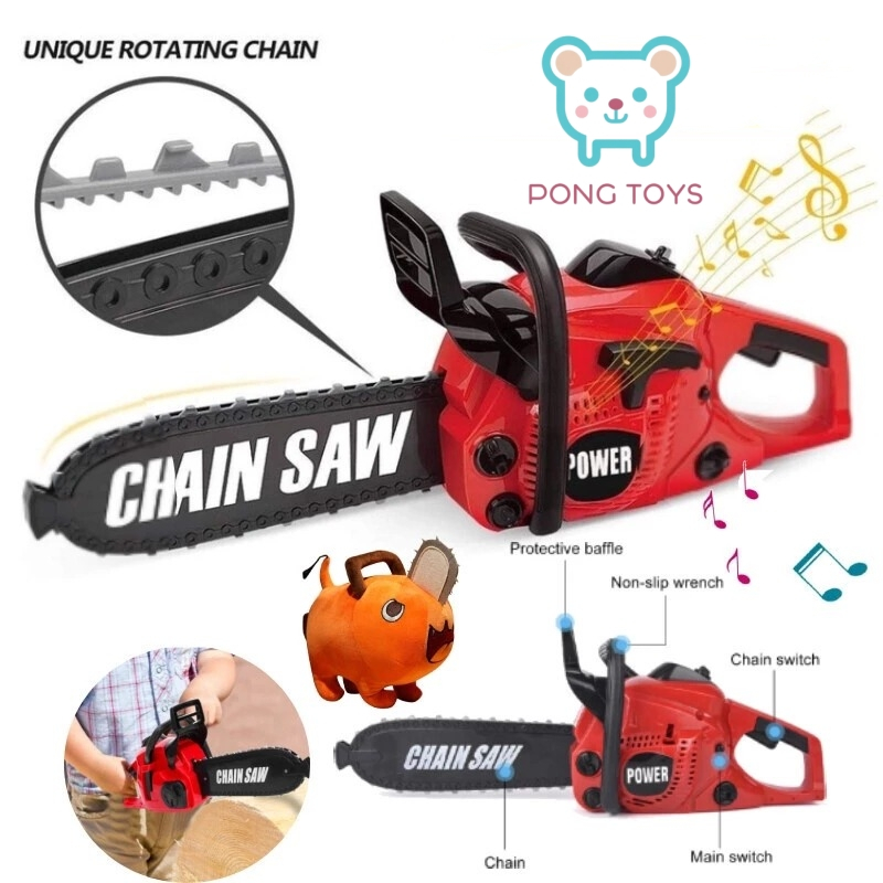 เลื่อยไฟฟ้าเด็ก เสียงจริง • ใบเลื่อยหมุนได้ • ของเล่นฮาโลวีนDIY • ปลอดภัย มอก. • อายุ3+ • ของขวัญสุดคูล🎁