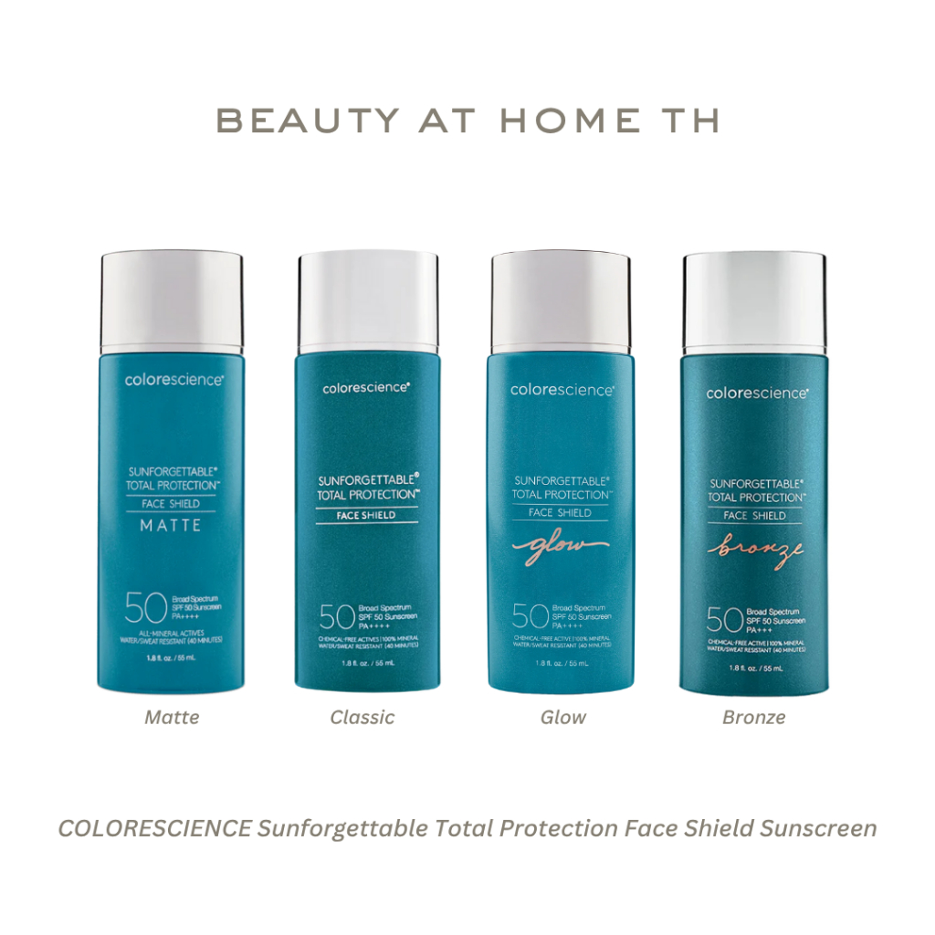*พร้อมส่ง* COLORESCIENCE Sunforgettable Total Protection Face Shield Sunscreen SPF50 55ml (CHOOSE ONE COLOR)