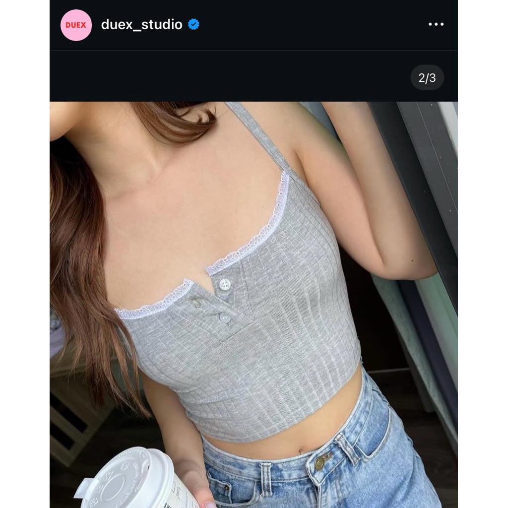 ส่งต่อ eden top by duex studio สี grey