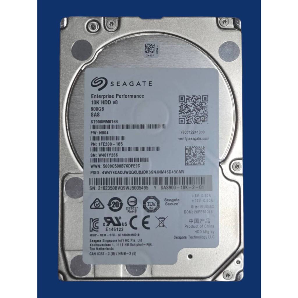 HDD SAS 900GB 10K 12G 2.5" ST900MM0168 Enterprise Performance 10K HDD v8 DELL HP IBM Hauwei