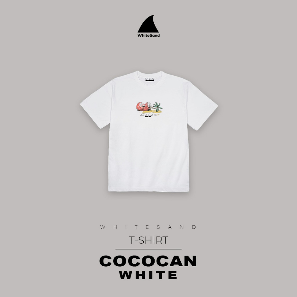WhiteSand T-Shirt | เสื้อยืดแขนสั้น ลาย Cococan