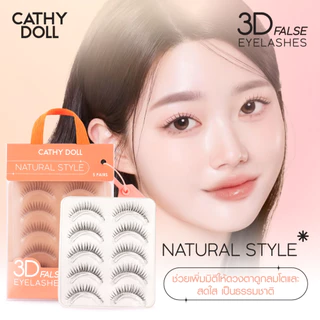 Cathy Doll ฟอลซ์อายแลช 5คู่ เคที่ดอลล์ มีให้เลือก 3 แบบ [Natural, Sexy, Cute] (ขนตา ขนตาปลอม 3D)