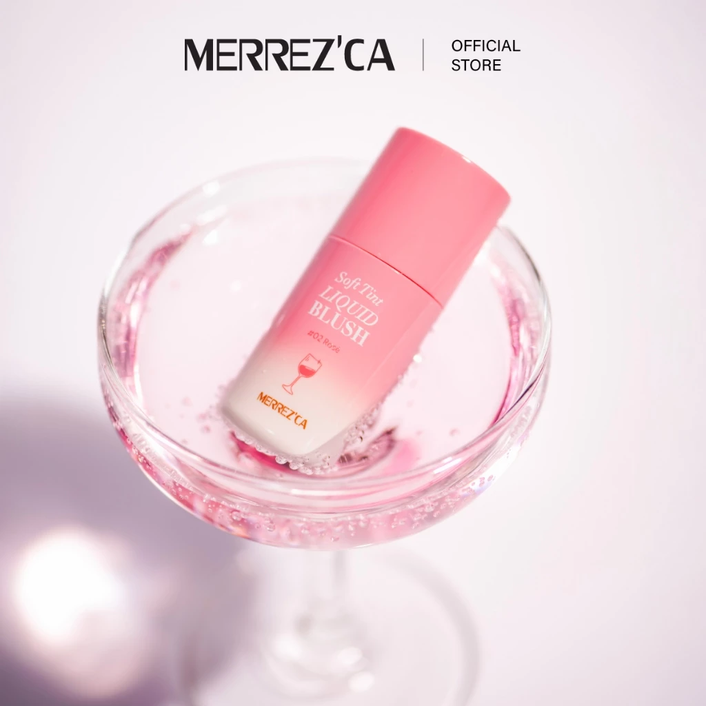 Merrezca soft tint liquid blush บลัชแก้มเด้ง จุ่มแก้มฉ่ำ เนื้อละมุน thumbnail 4