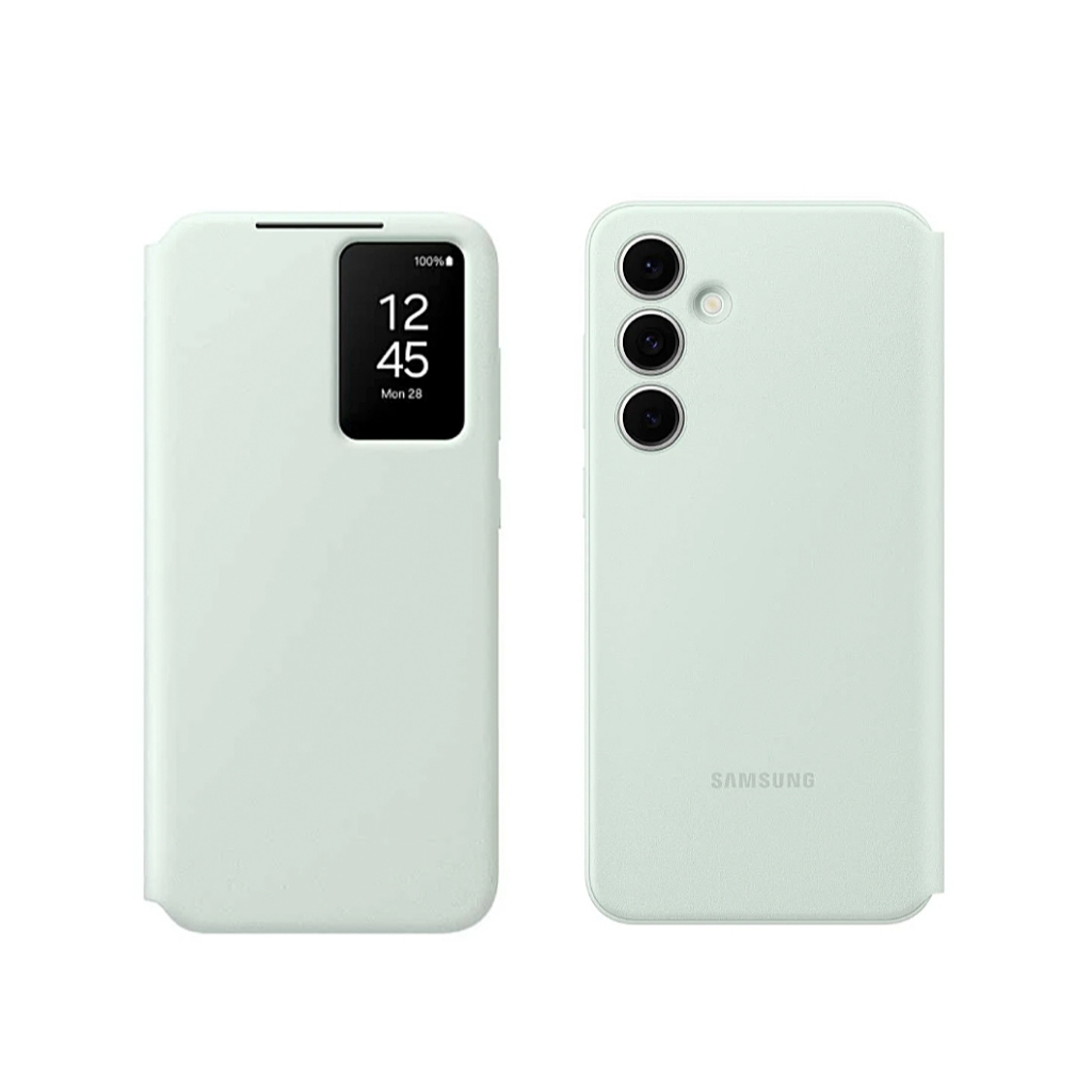 Case สำหรับ  Samsung S24 FE Clear View Cover เคสฝาพับ s24fe ฝาปิด กันกระแทก case s24 Fe cover original flip wallet s24fe ราคา ถูกที่สุด ดีลบีเคเค แกลเลอรีภาพที่ 3