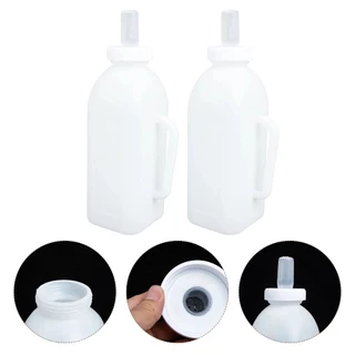 ขวดป้อนนมวัว ขวดนมลูกวัว 1000ml/2000ml จุกนมนิ่ม เปลี่ยนหัวได้ ใช้ได้กับวัว แพะ แกะ