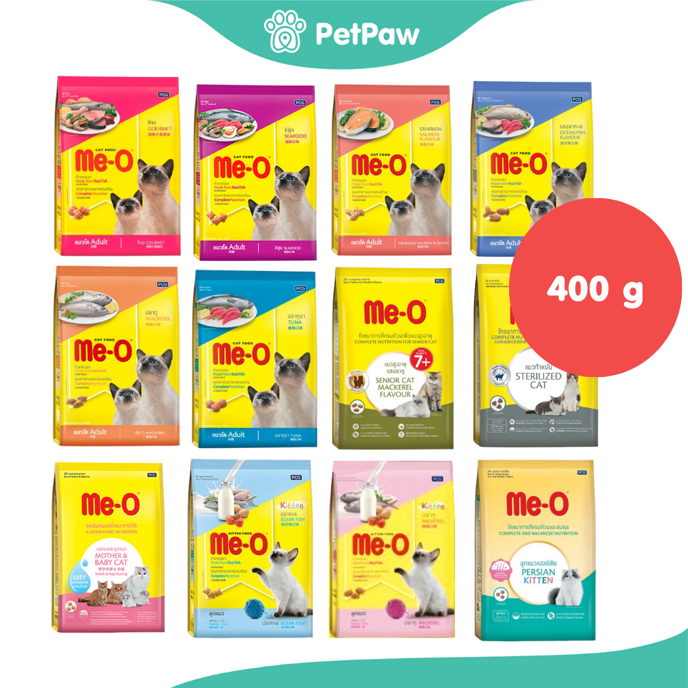 Me-O มีโอ อาหารแมวชนิดเม็ด สำหรับลูกแมวเปอร์เซีย 400g.(1pcs)