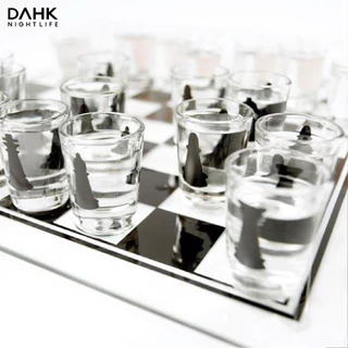 เกมหมากรุกแก้วช็อต Shot Glass Chess DAHK [พร้อมส่ง]