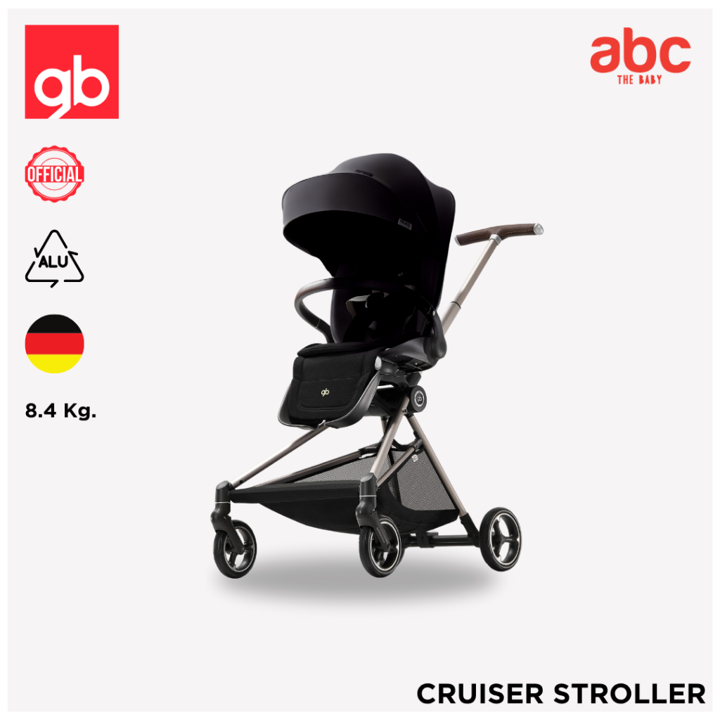 GB รถเข็นเด็ก  Cruiser stroller ใช้ได้ตั้งแต่แรกเกิด