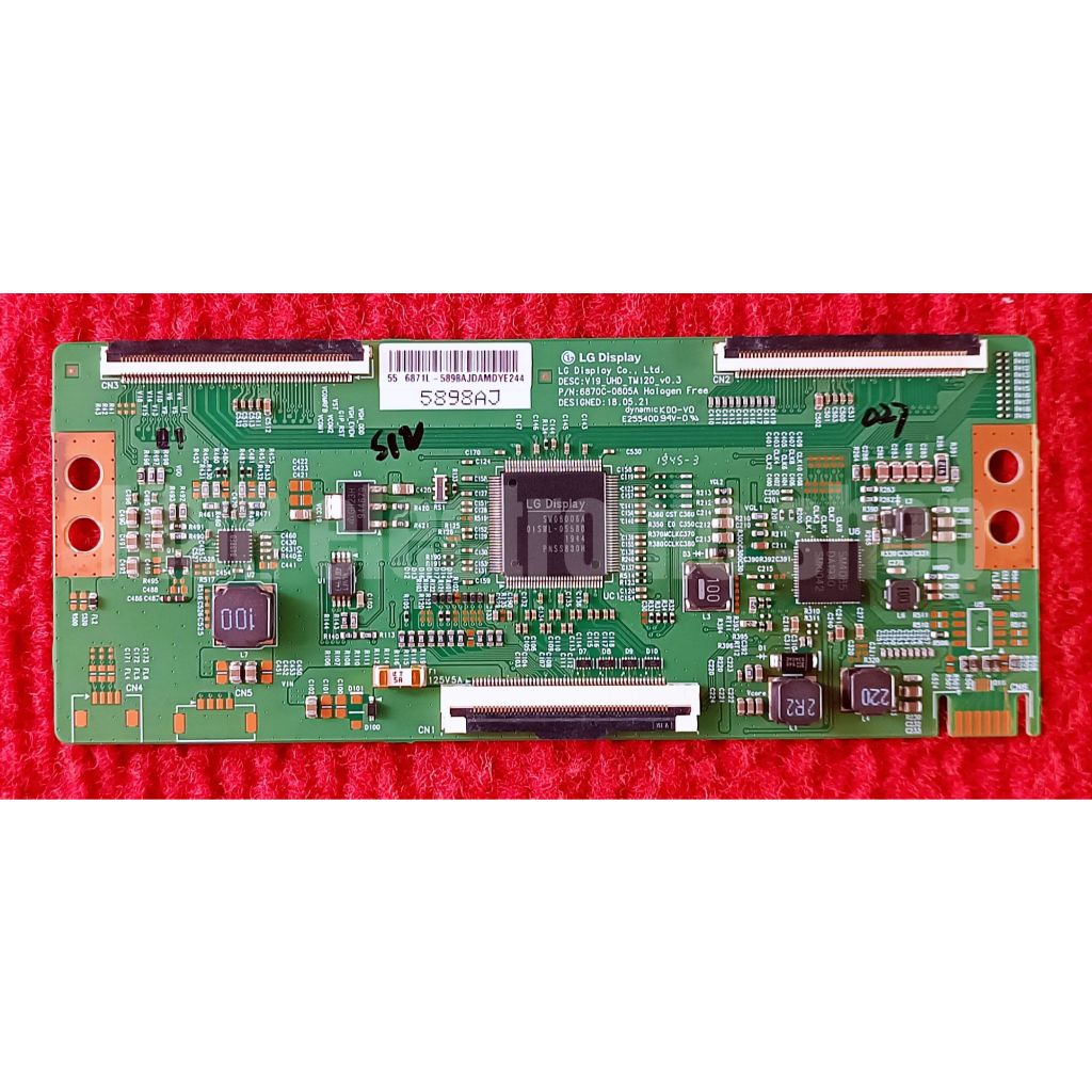 บอร์ดทีคอนทีวี  Panasonic สำหรับรุ่น TH-55GX650T , TH-55GX600T , TH-55GX750T พาสบอร์ด 6870C-0805A