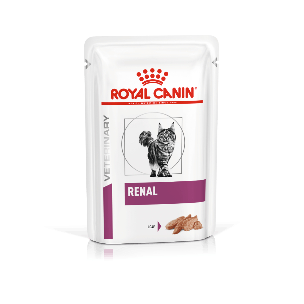 อาหารแมวประกอบการรักษาโรคไต Royalcanin RENAL LOAF 85g