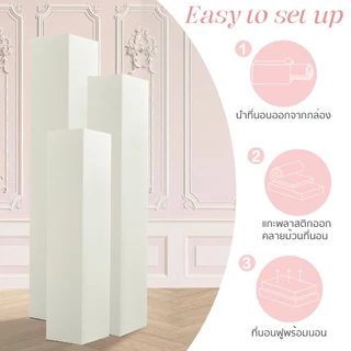 BEDRIDA ที่นอนพ็อกเก็ตสปริง ความหนา 10 นิ้ว รุ่น Candy (จัดส่งแบบสุญญากาศ)