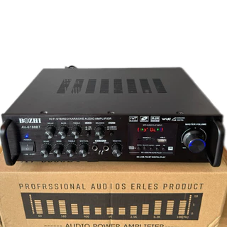 เพาเวอร์แอมป์ บลูทูธในตัว 【ใช้ลำโพง 12นิ้วได้】AV-6188BT เครื่องแอมป์ขยายเสียง มีบูลทูธ / FM เสียบไมค์โครโฟน