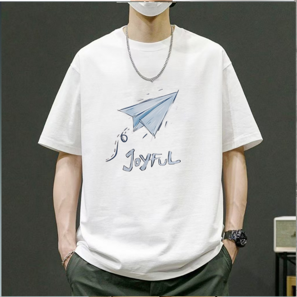 #เสื้อยืดเเขนสั้นคอกลมของใหม่ ผ้ายืดนิ่มใส่สบาย