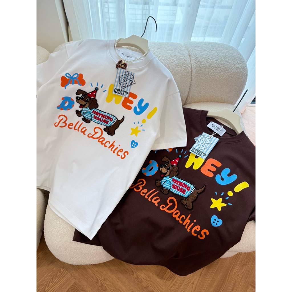 Nothing house เสื้อยืดโอเวอร์ไซส์ สกรีนลาย - รูปที่ 7