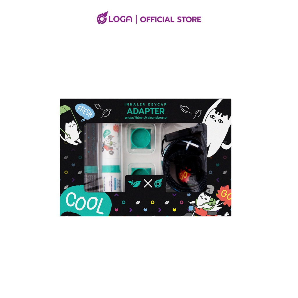 LOGA x Peppermint Field : Inhaler Keycap Adapter