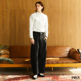 BARON Balloon Wide-Leg pants กางเกงสแลคผู้ชายทรง บอลลูน ปลายขากว้าง แบรนด์บารอน กางเกงขากระบอกใหญ่