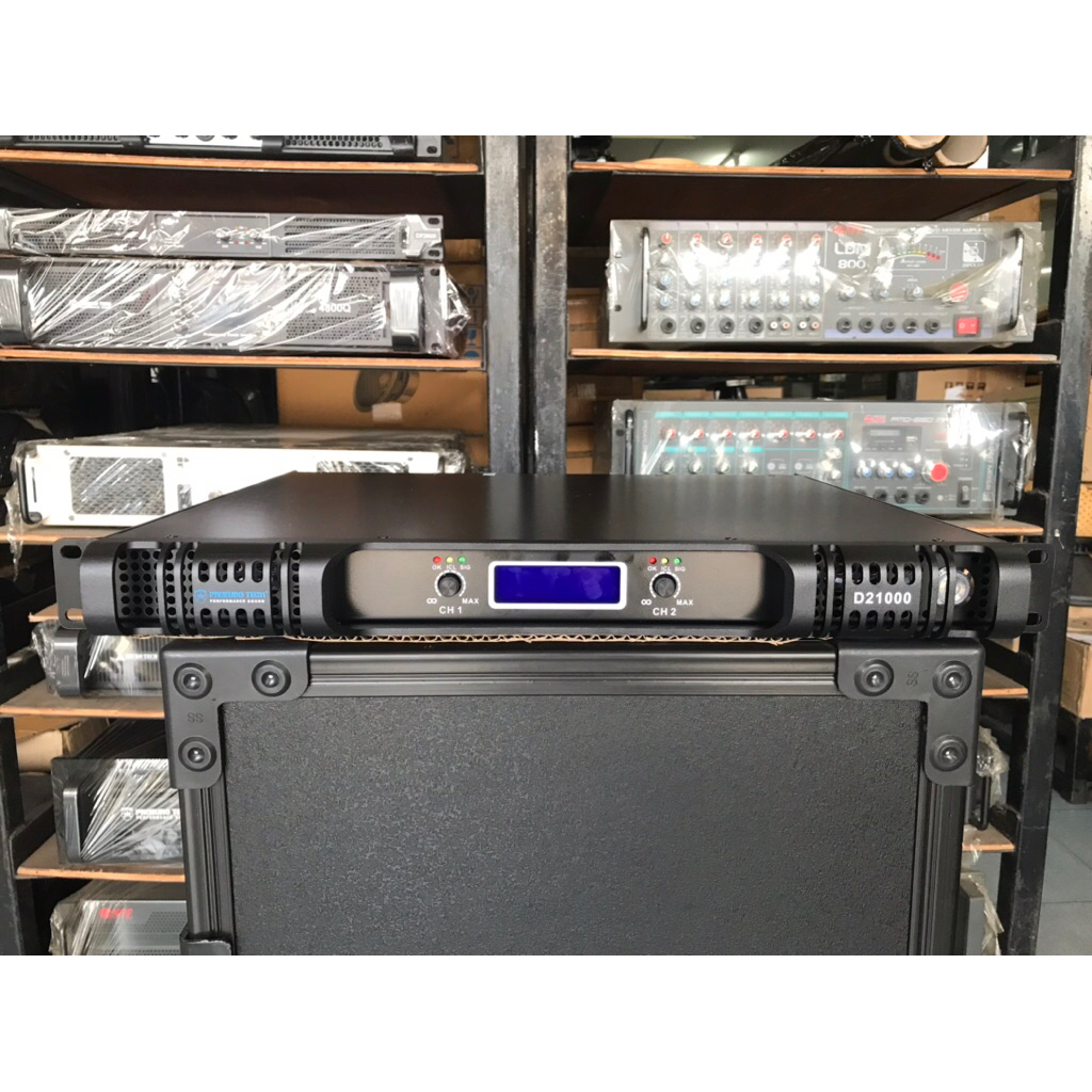 แอมป์ขยายสวิชชิ่ง PROEURO TECH DS21000 คลาสD 1000W x 1000W 8โอม 1600W x 1600W 4โอม