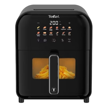 หม้อทอดไร้น้ำมันอินฟราเรด Tefal ระบบดิจิทัล ขนาด 6 ลิตร รุ่น EY821868