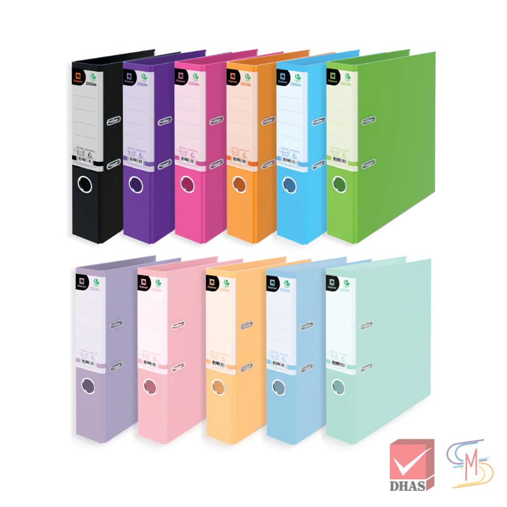 Elephant ตราช้าง แฟ้ม แฟ้มสันแคบ แฟ้มใส่เอกสาร A4 No. 2101A4 จำนวน 1 แฟ้ม