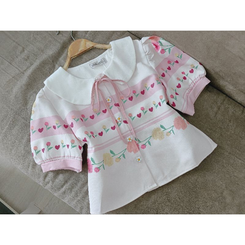 รวมงานเสื้อแขนสั้นคอบัวน่ารักๆ