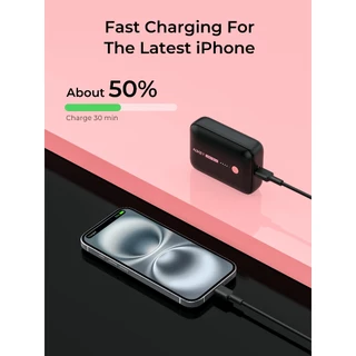 [Black&Pink] AUKEY พาวเวอร์แบงค์ชาร์จเร็ว Spark Mini PD 20W&SCP22.5W Power Bank แบตสำรอง PB-Y55/Y57