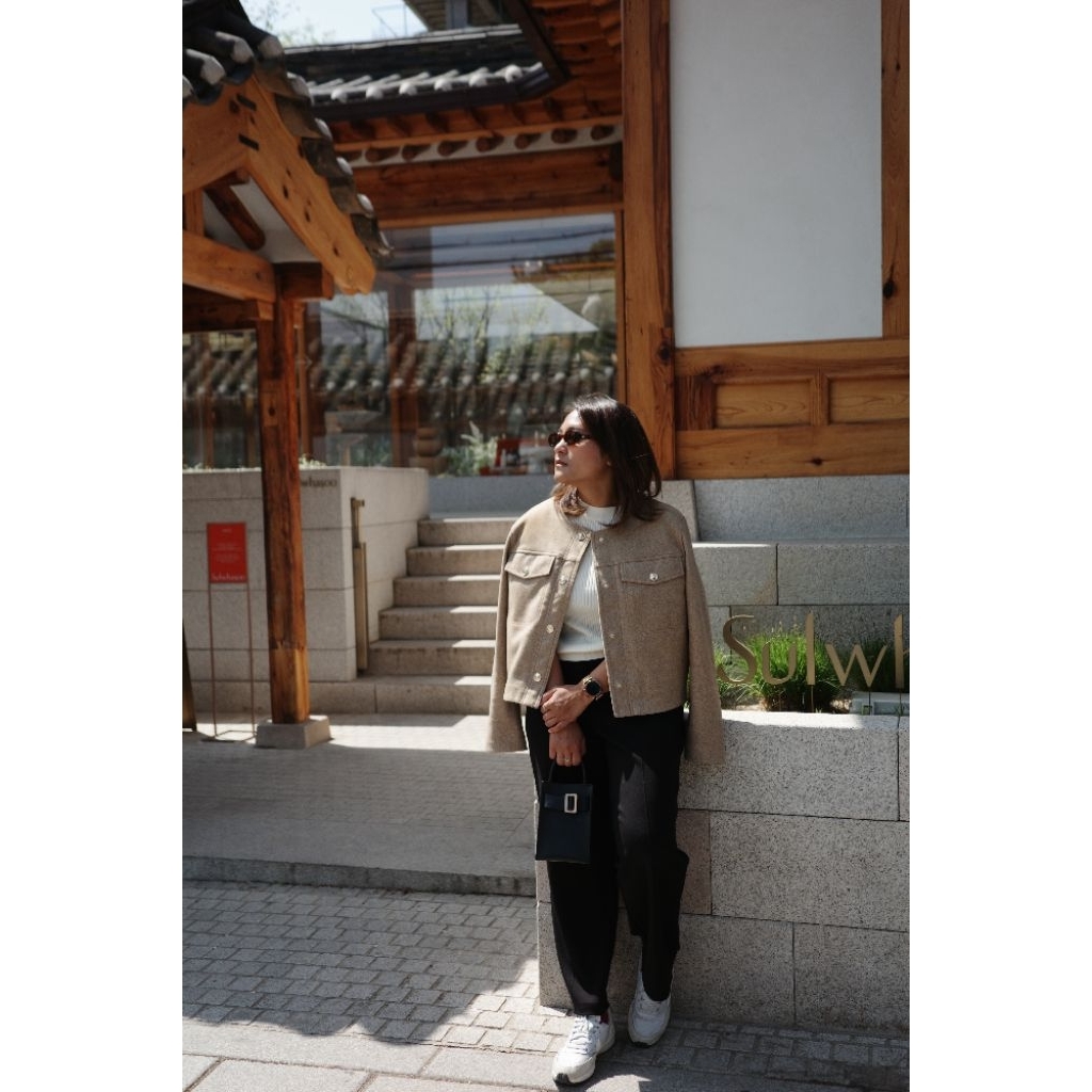 ZARA CROPPED SOFT JACKET