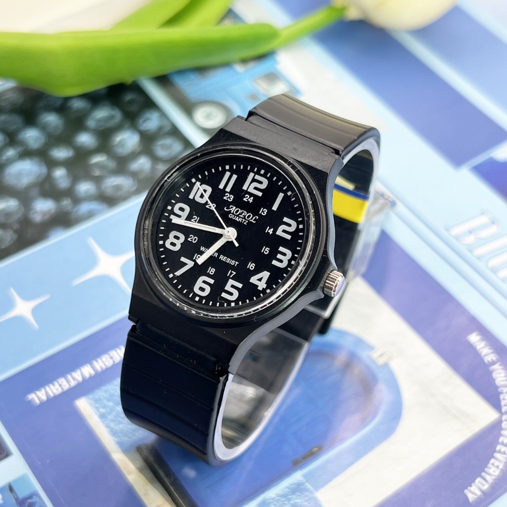 AOPOL นาฬิกาข้อมือผู็หญิง กันน้ำ ดีไซน์สุดเก๋ สายนิ่มใส่ได้สบาย