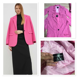 Zara เบลเซอร์ มี 2 สี ชมพู ครีม รุ่นนี้แพทเทิร์นเป๊ะมากๆๆๆ ท…