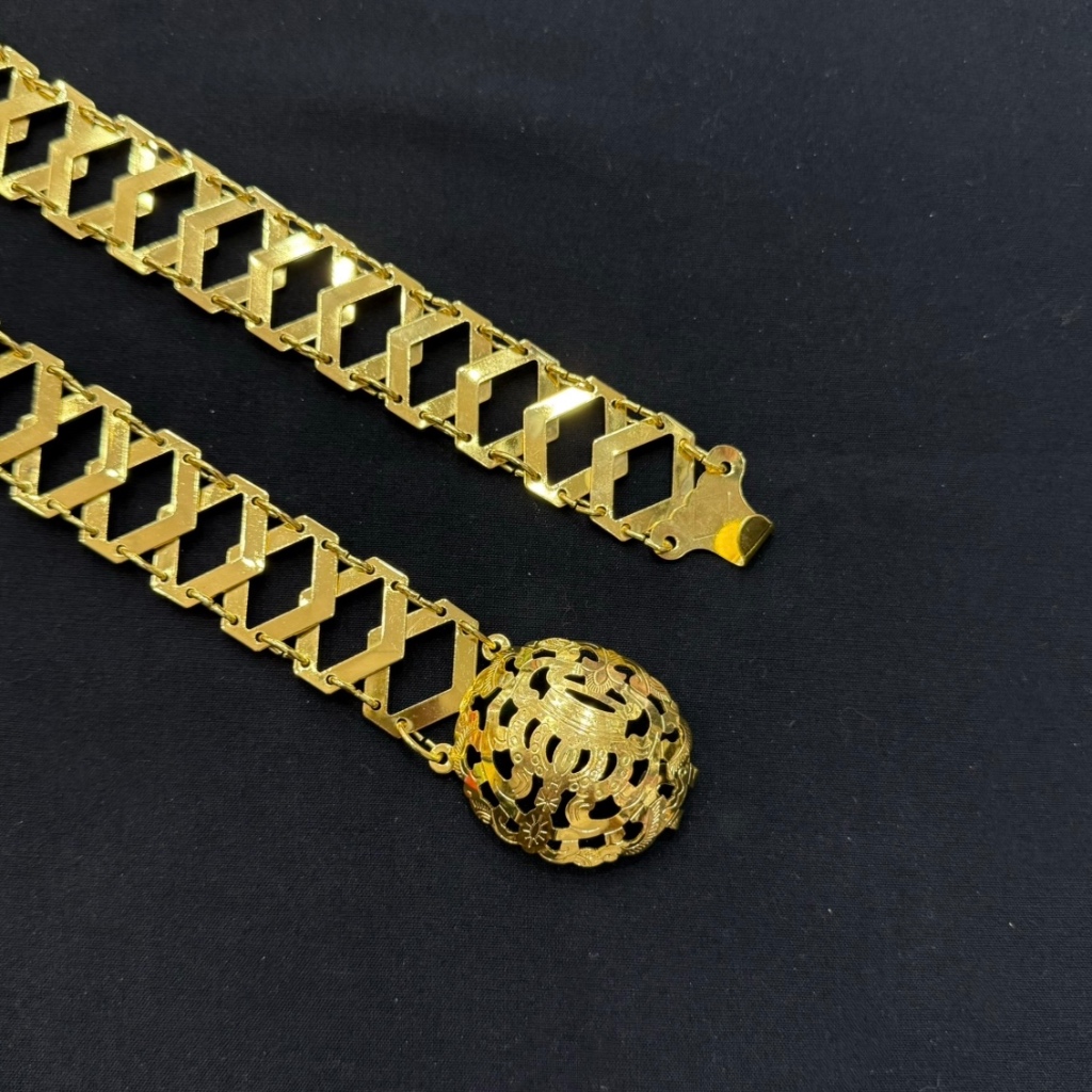 Accessories  เข็มขัดชุดไทย เข็มขัดแฟชั่น สีทอง เงิน รมดํา นาค เครื่องประดับชุดไทย - รูปที่ 2