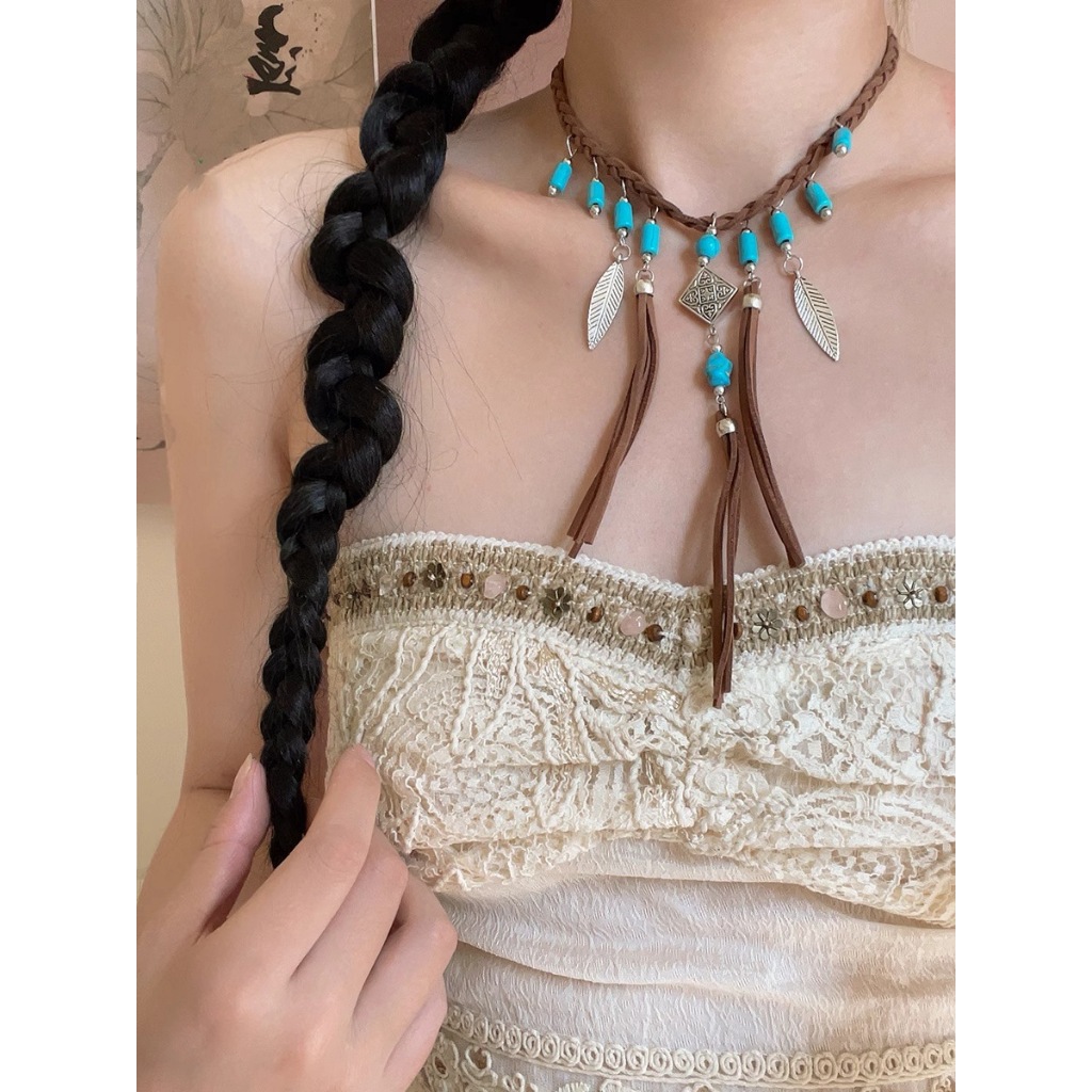 สร้อยโบฮีเมียน💥ส่งทันที กทม💥แหวน กำไล สร้อยคาวบอย ไสตล์โบฮีเมียน🏍️💨ส่งไวจาก กทม. - รูปที่ 2