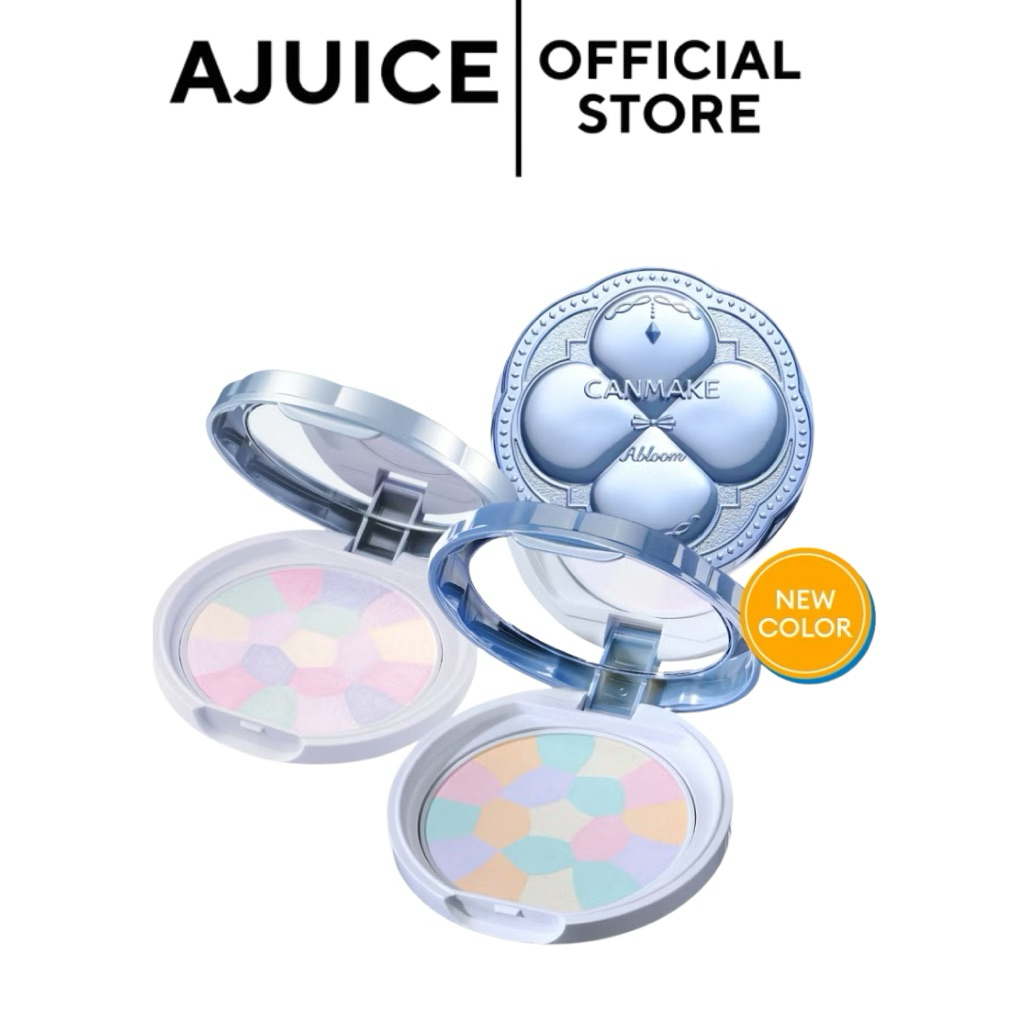 เข้สเพิ่ม ร้านหิ้วเอง 2สี CANMAKE Illuminating Finish Powder Abloom  แป้งแฟลชมี2 สี ตลับฟ้า