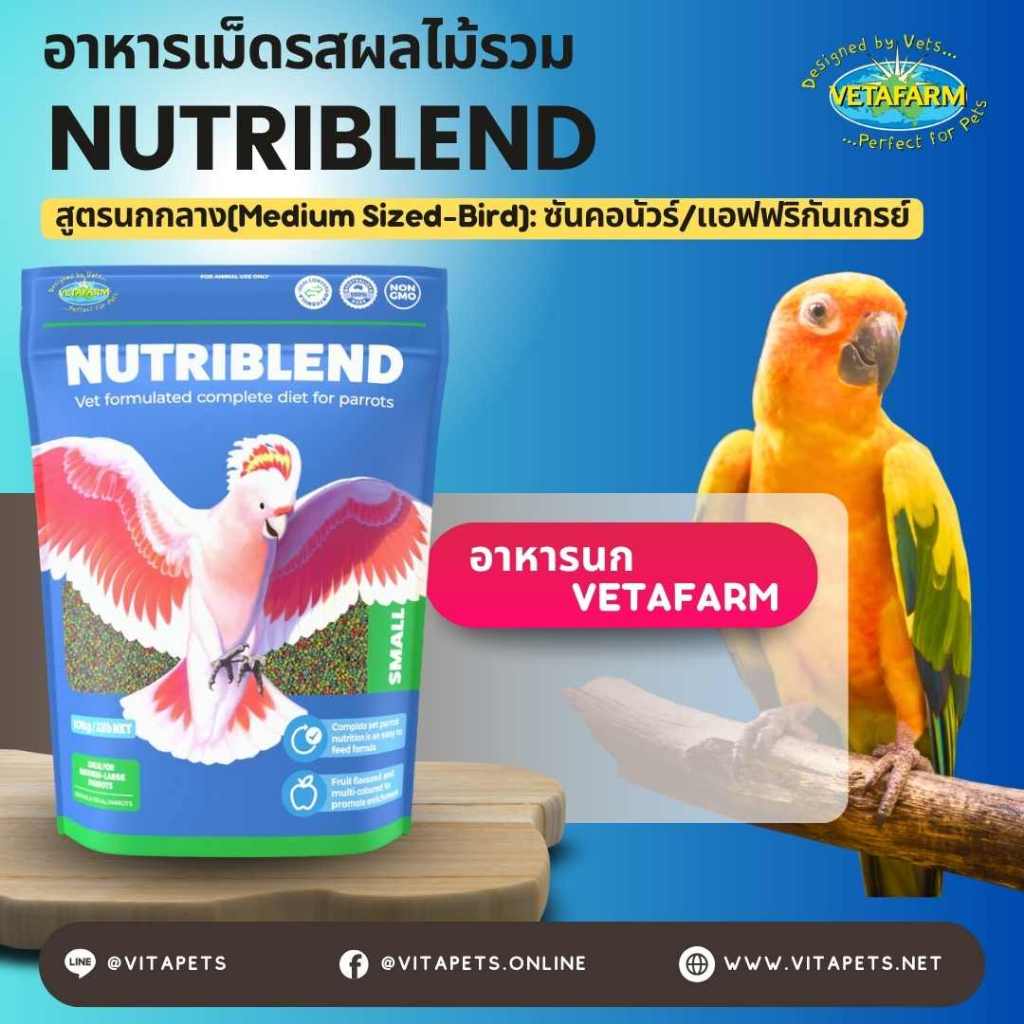 อาหารนกรสผลไม้รวม Nutriblend (นกกลาง-Small)