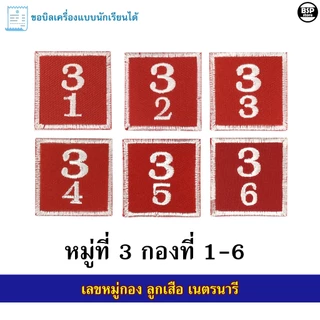 ป้ายหมู่กองลูกเสือ เนตรนารี แบบปัก เย็บติดแขนเสือ