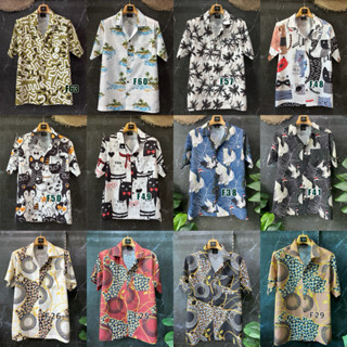 รวมลาย เสื้อฮาวายใส่ชิวๆใส่เที่ยว ผ้าไม่ร้อน ผ้าไหมอิตาลี