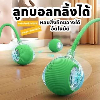 yoyopet : Rolling ball ลูกบอลอัตโนมัติ ของเล่นหมา แมว เล่นสนุก คลายเครียด รุ่นชาร์จไฟ สายUSB
