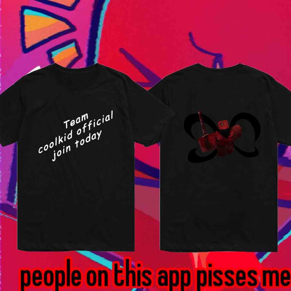 ทีม C00lkidd เข้าร่วมวันนี้ Roblox สับ Forsaken เสื้อยืด s-5xl