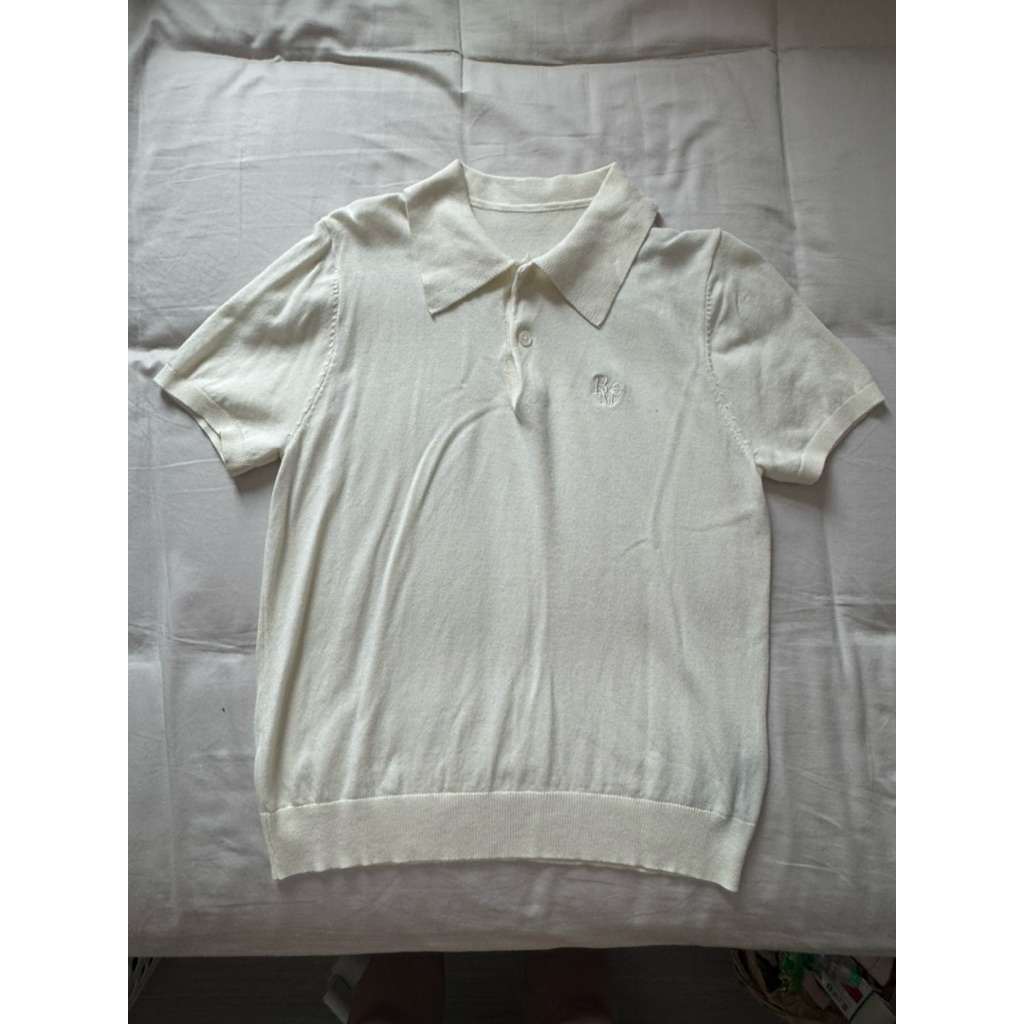 เสื้อคอปก สีครีม BMG