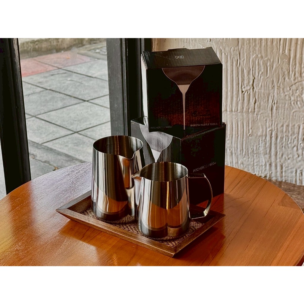 Barista Hustle Pitcher 2.0 ขนาด 400 ml , 600 ml พิชเชอร์ BHT 400,600 มล.