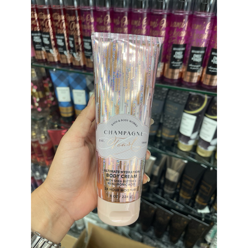 Bath & Body Works Champagne Toast Ultra Shea Body Cream 226ml. ของแท้