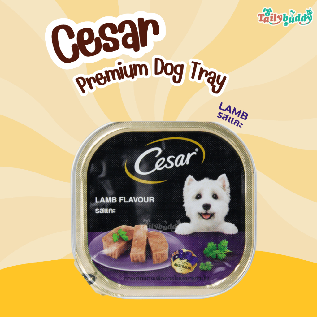 Cesar อาหารเปียก รสเนื้อแกะ (100g)