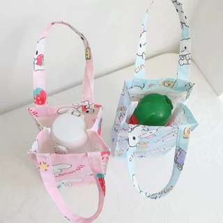 New Item * กระเป๋าใส่แก้วเยติ (YETI) ถุงผ้าใส่แก้วเยติ กระติกน้ำ กระเป๋าเก็บความเย็น-ร้อน ลายการ์ตูนสดใส กันน้ำ แบบพกพา