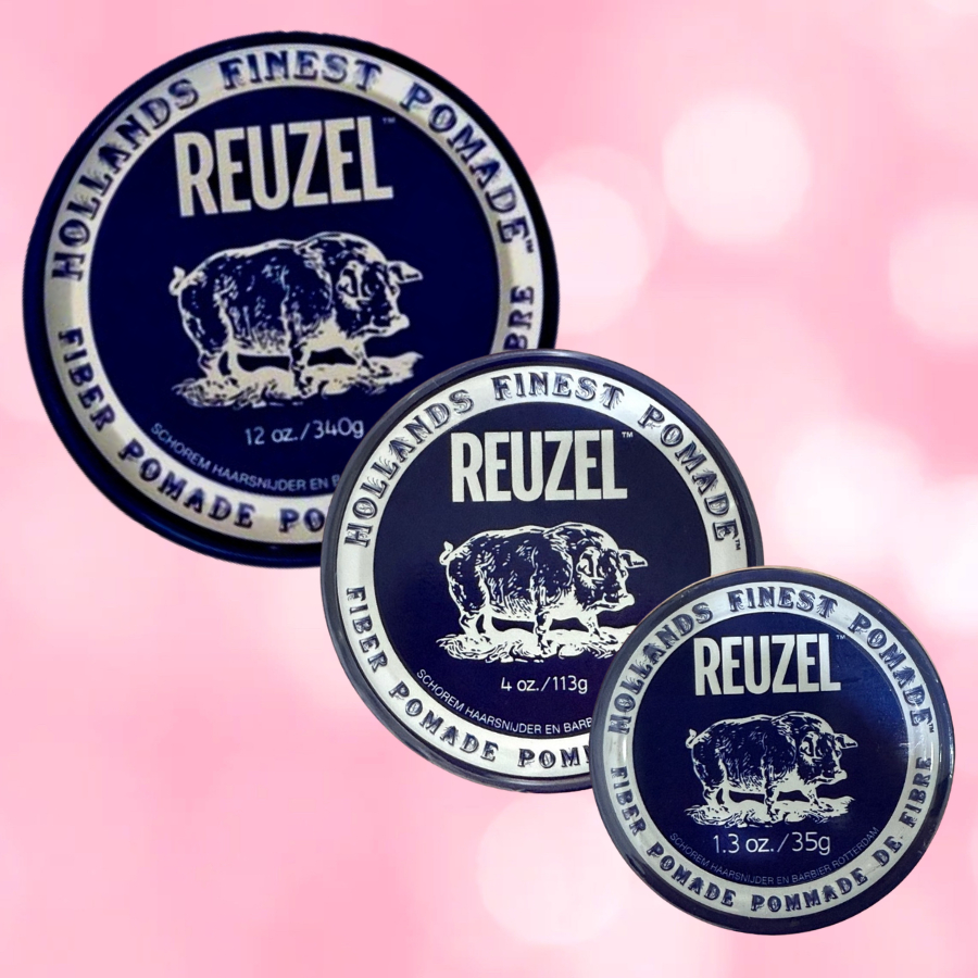 REUZEL FIBER POMADE 35 113 ML. ผลิตภัณฑ์จัดแต่งทรงผมสีน้ำเงิน จัดแต่งทรงผม ทนเป็นธรรมชาติ ปรับเปลี่ยนได้ตามสไตล์