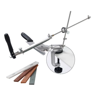 ถูกที่สุด 360 °Stainless Steel Knife Sharpener,Rotation Fixed-Angle Knife Sharpener, Kitchen Sharpening Tool 4 ชิ้น🔥COD