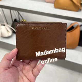 𝗖𝗛𝗔𝗥𝗟𝗘𝗦 & 𝗞𝗘𝗜𝗧𝗛 Mini Top Zip Wallet กระเป๋าสตางค์ใบสั้น