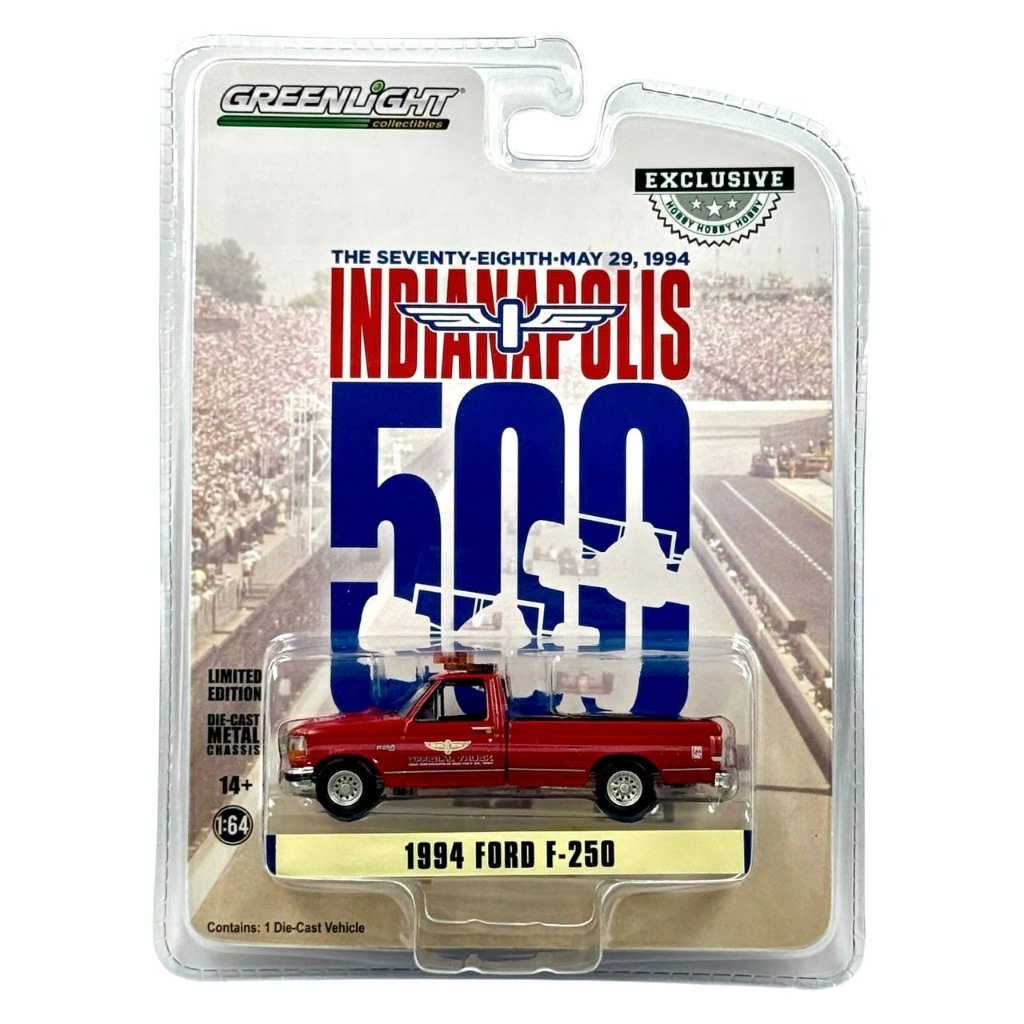 Greenlight | 1994 Ford F-250 - 78th Annual Indianapolis 500 Mile Race Official Truck สเกล 1/64 30400