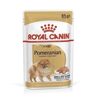 [1โหลอาหารเปียก] ROYAL CANIN อาหารเปียก สุนัข POMERANIAN สูตรสุนัขพันธุ์ปอม โต 1 โหล*85g