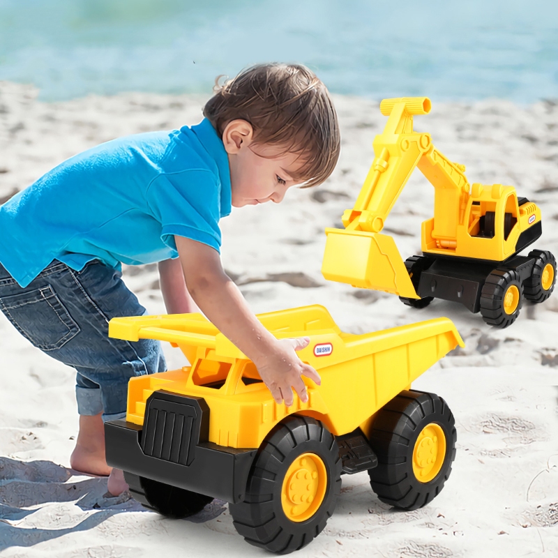🔥 พร้อมส่ง 🔥เด็กรถบรรทุกขนาดใหญ่รถขุดรถดัมพ์รถของเล่นวิศวกรรมรถบรรทุกขนาดใหญ่ของขวัญเด็ก