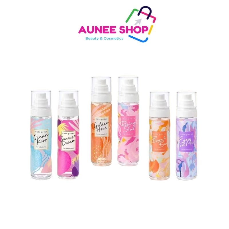 ส่งฟรี/มีไลฟ์ Cute Press Hair And Body Mist 95ml สเปรย์ สําหรับผิวและผม จากคิวท์เพรส หลายกลิ่น